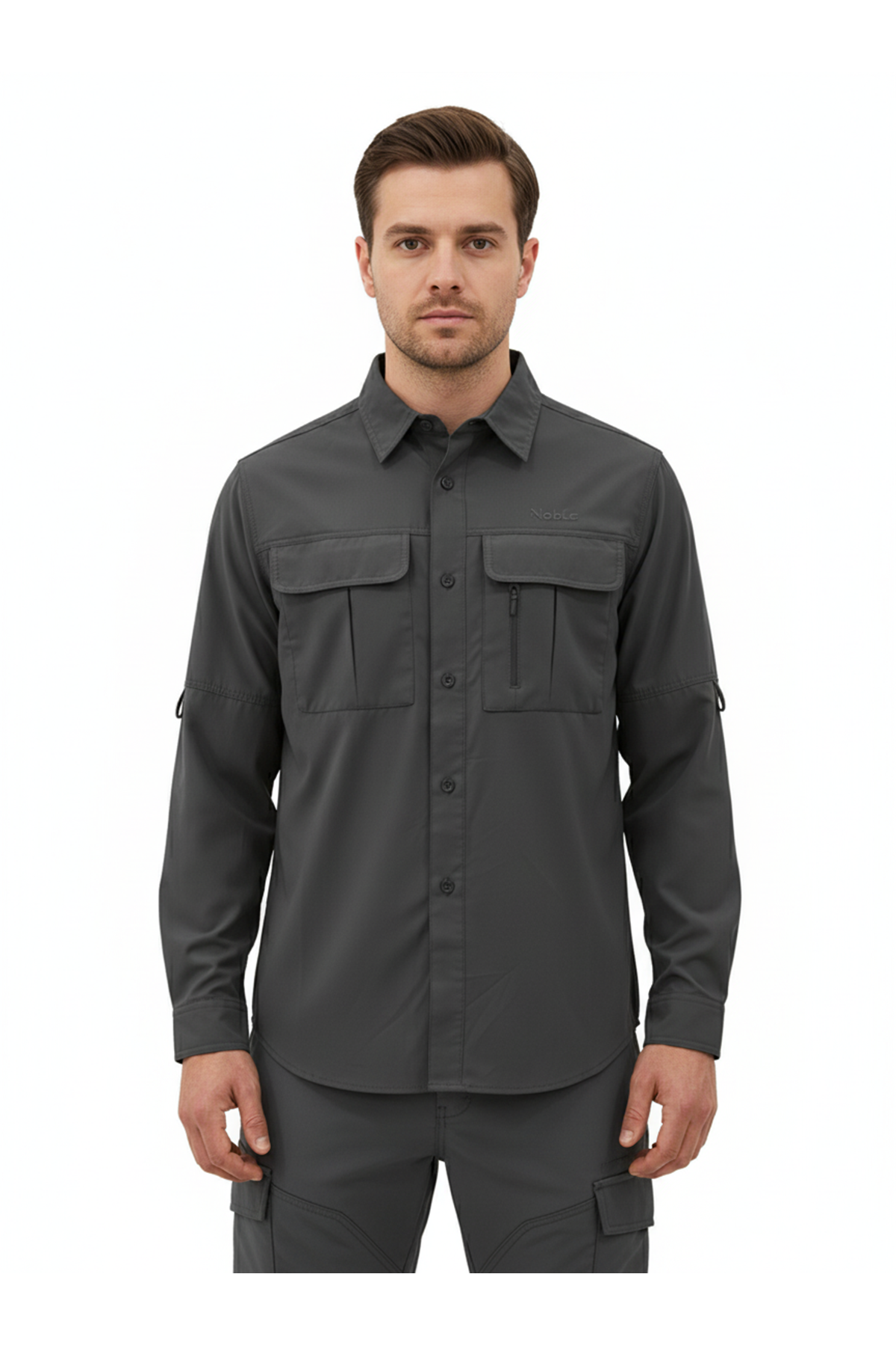 NOBLE NAPOLİ GÖMLEK ANTRASİT