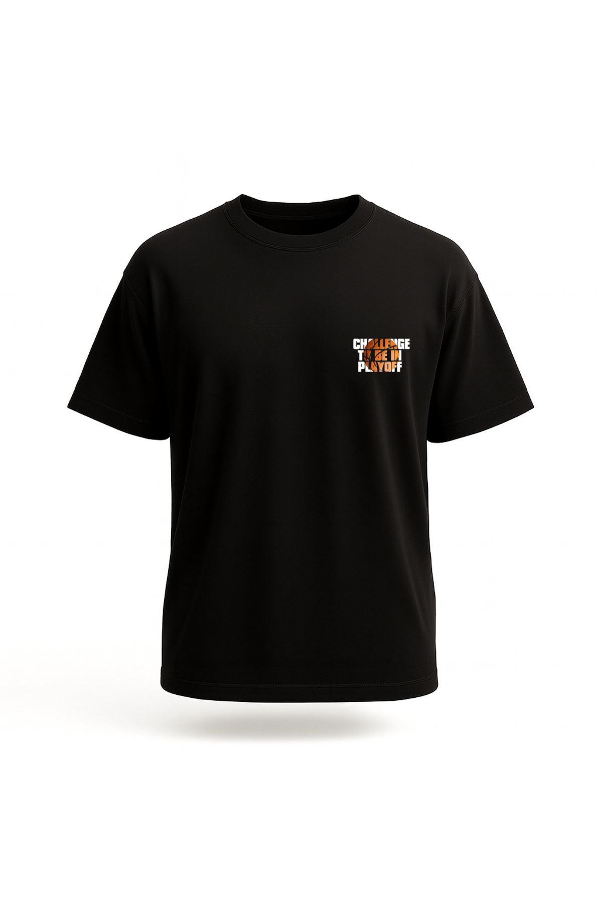 Playoff Basketbol T-Shirt Siyah