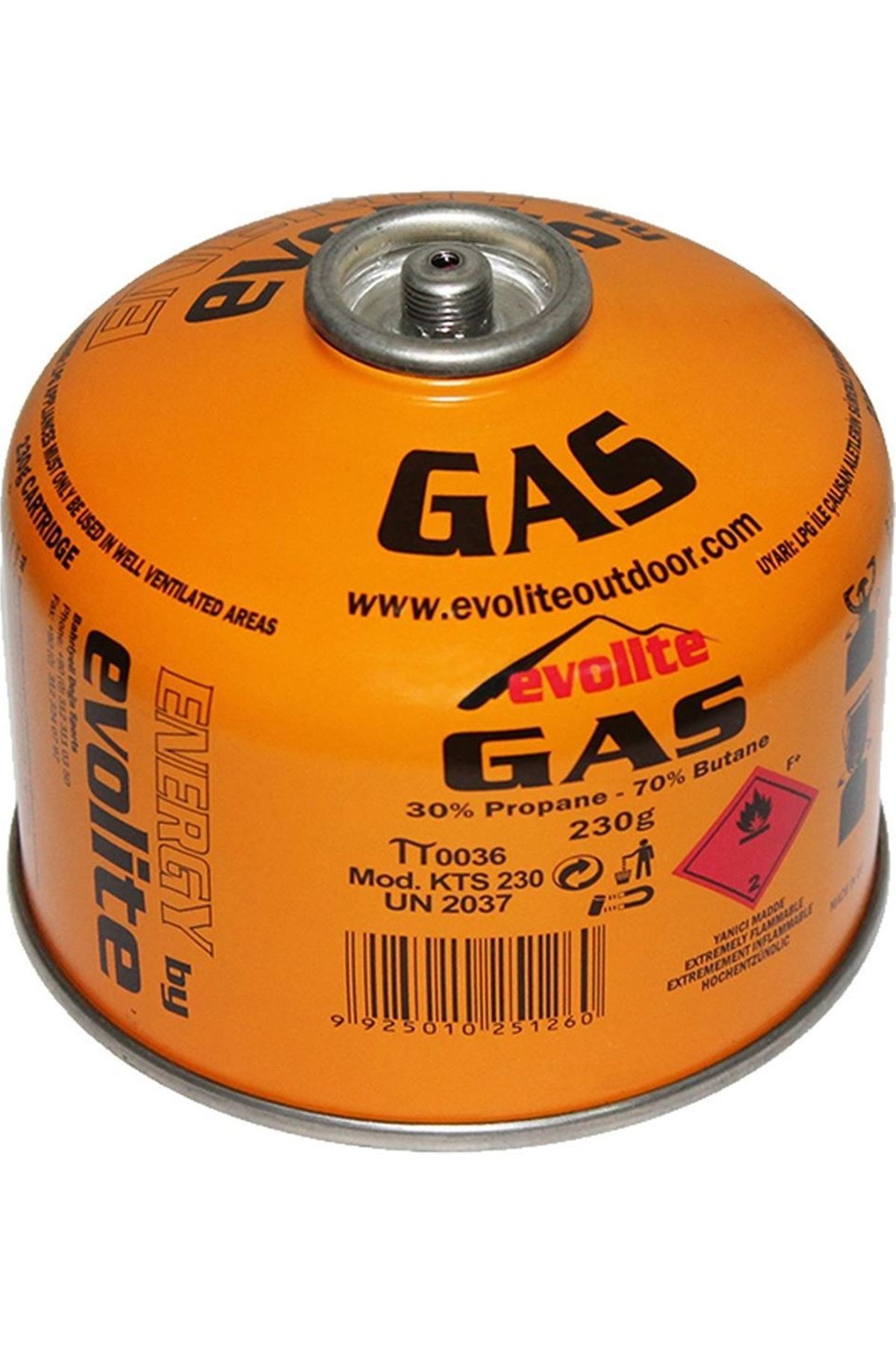 EVOLİTE BUTAN PROPANE 230 GR VİDALI KARTUŞ