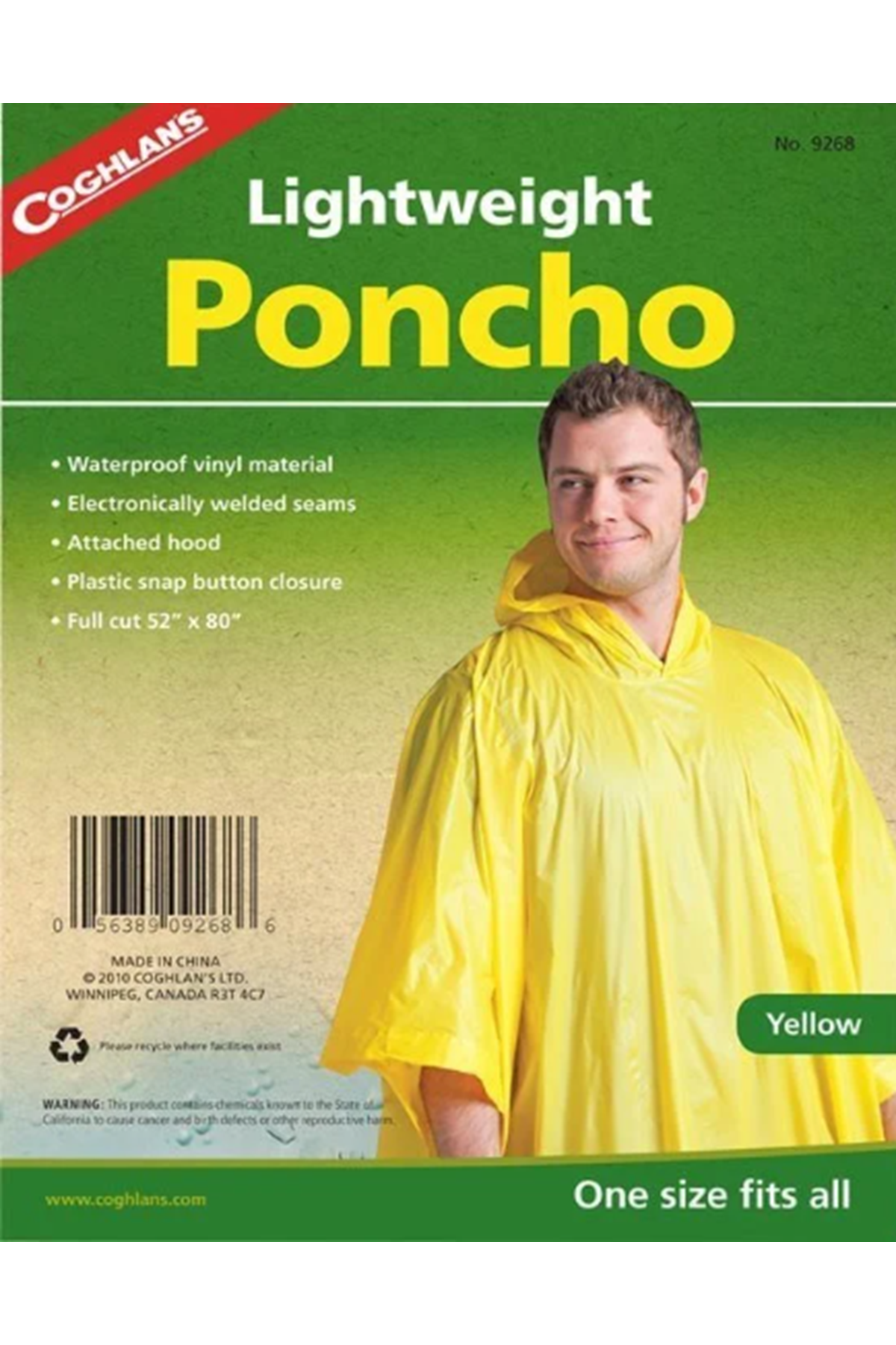 COGHLAN'S YAĞMURLUK PANÇO