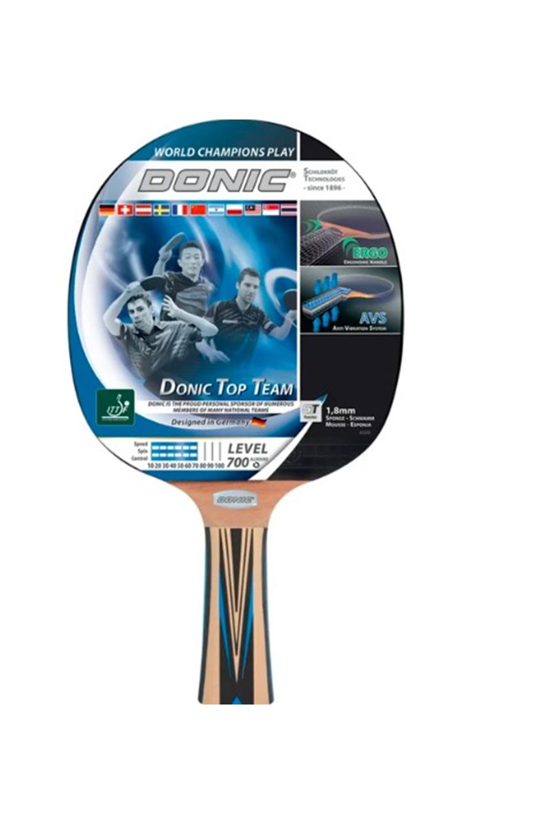 DONIC TOP TEAM 700 RAKET KIRMIZI/SİYAH