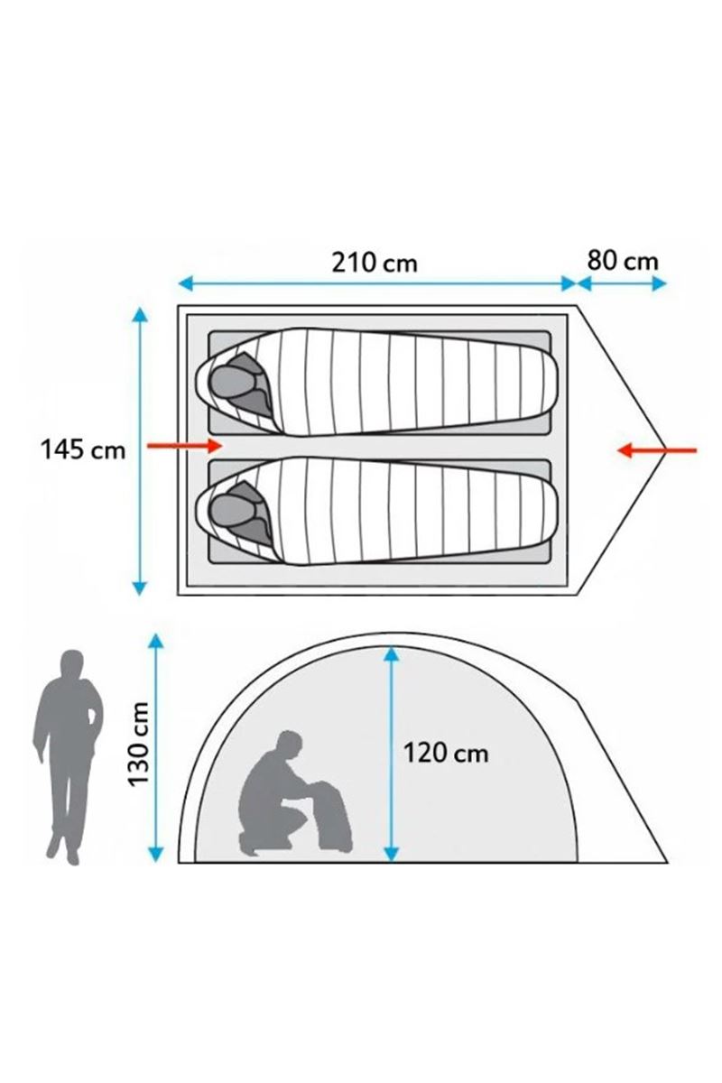 EVOLİTE TURTLE 2 KİŞİLİK 3 MEVSİMÇADIR