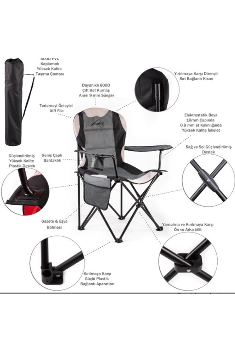 Evolite Nature Playoff Katlanabilir Kamp Koltuğu