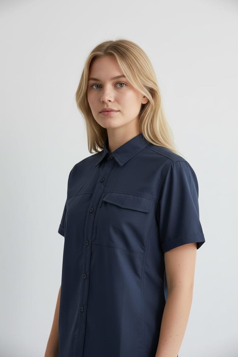 Noble River Playoff Yazlık Gömlek Lacivert