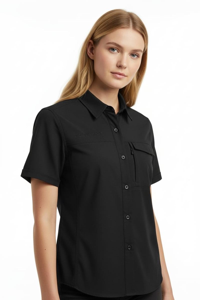 Noble River Playoff Yazlık Gömlek  Siyah