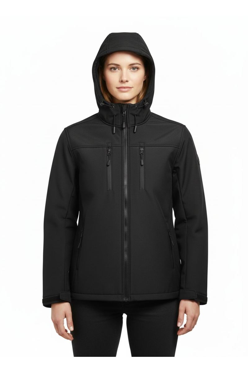 HİGH NORDİA SOFTSHELL MONT KADIN SİYAH