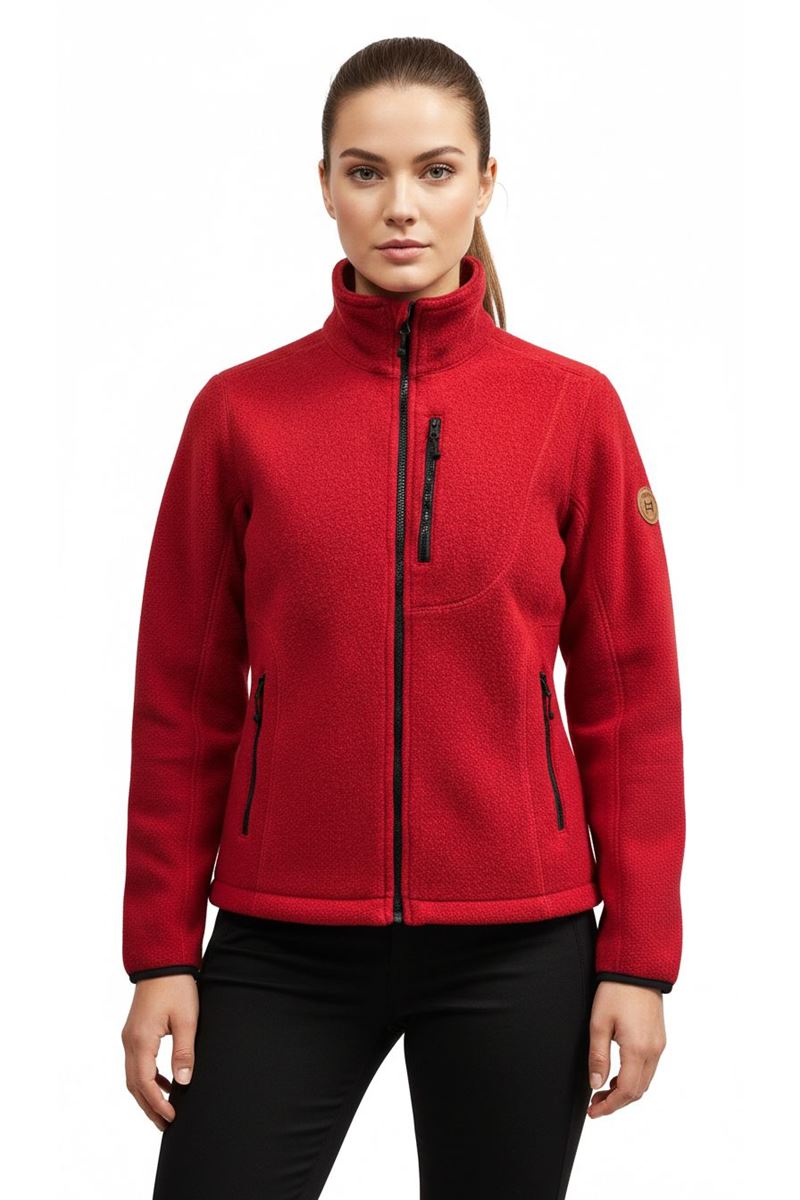 High Nordia Playoff Ever Wool Dış Katman Merino Ceket Kırmızı