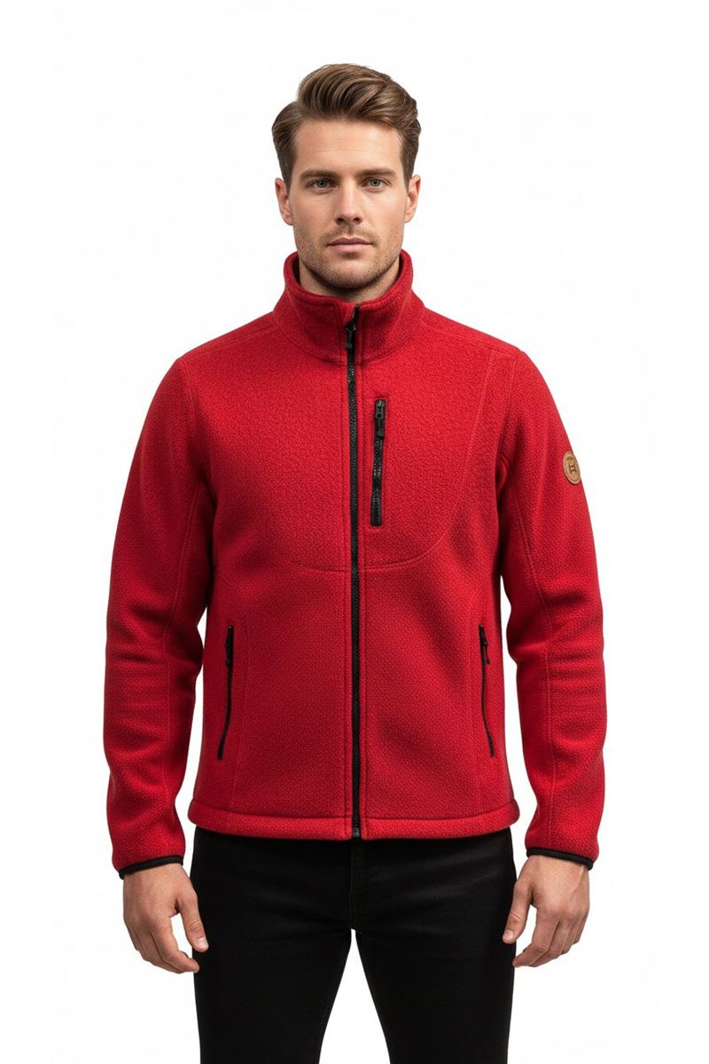 High Nordia Playoff Ever Wool Dış Katman Merino Ceket Kırmızı