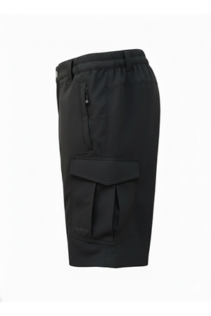 NOBLE PLUS ERKEK ŞORT KAPAKLI CEP SİYAH