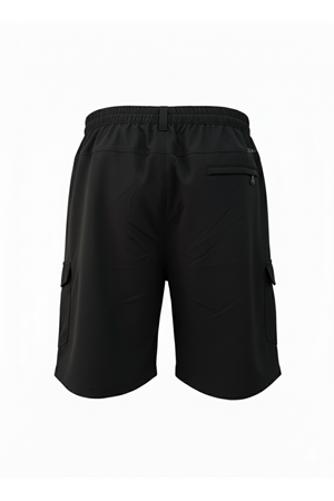 NOBLE PLUS ERKEK ŞORT KAPAKLI CEP SİYAH