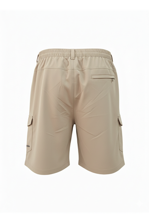 NOBLE PLUS ERKEK ŞORT KAPAKLI CEP BEJ