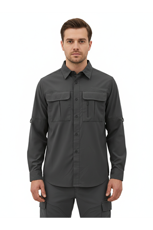 NOBLE NAPOLİ GÖMLEK ANTRASİT