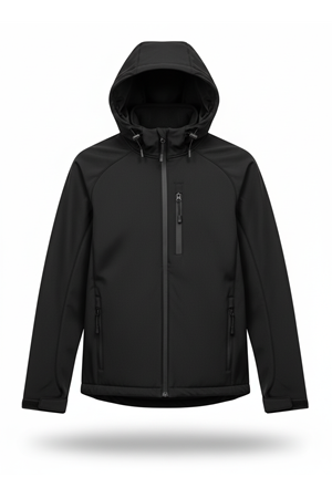 NOBLE KAPÜŞONLU SOFTSHELL MONT FÜME