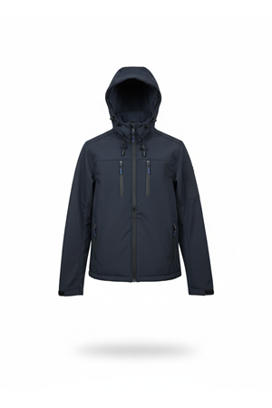 NOBLE KAPÜŞONLU SOFTSHELL MONT LACİVERT