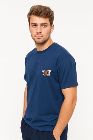 Playoff Basketbol T-Shirt Mavi