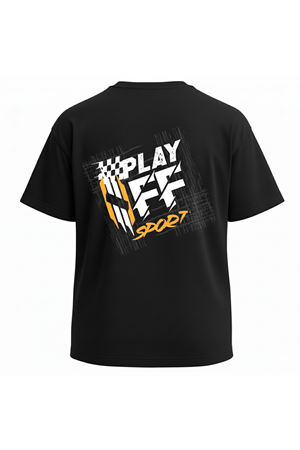 Playoff P T-Shirt Siyah