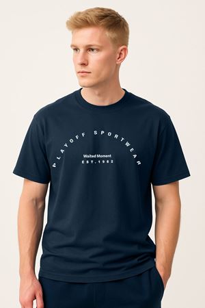 Playoff Spor T-Shirt Lacivert