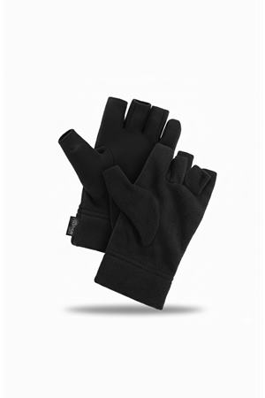 POLAR KESİK ELDİVEN  SİYAH