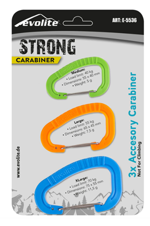 EVOLİTE STRONG 3'LÜ KARABİNA