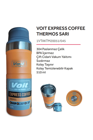 VOIT EXPRESS COFFEE THERMOS  SARI