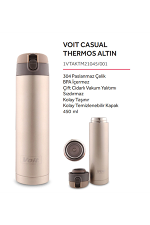 VOIT CASUAL THERMOS  ALTIN