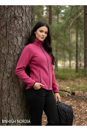 High Nordia Playoff Nova Dış Katman Polar Ceket Pembe-Melanj