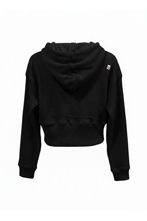 Playoff Crop Kesim Fermuarlı Eşofman Üstü Siyah